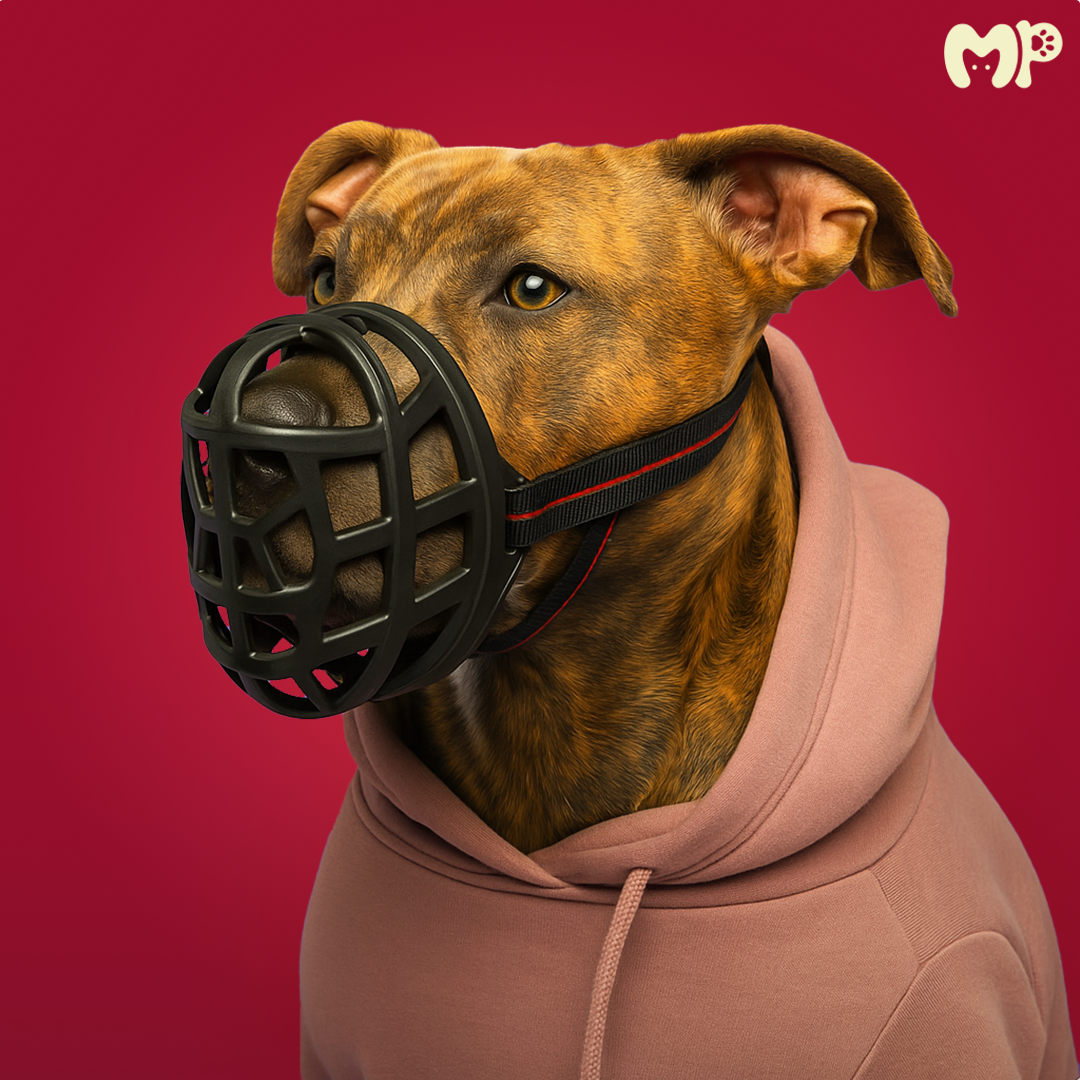 Muzzle For Dogs | Black Silicone | Anti Barking |Anti Chewing | Breathable