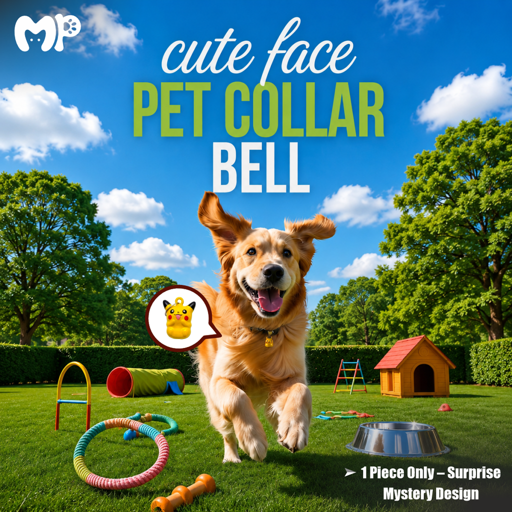 Cute Cartoon Pet Collar Bell Charm | Mystery Character Hanging Bell for Cats, Dogs & Small Pets (Random Design, 1 Piece)