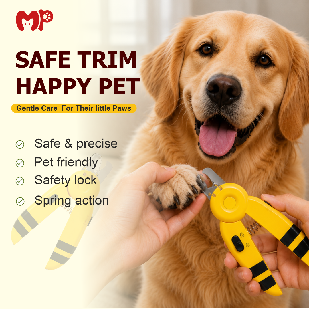 Professional Smart LED Pet Nail Clipper – Precision Claw Trimmer with Blood Line Illuminator | Splash Guard | Hidden Nail File for Dogs and Cats