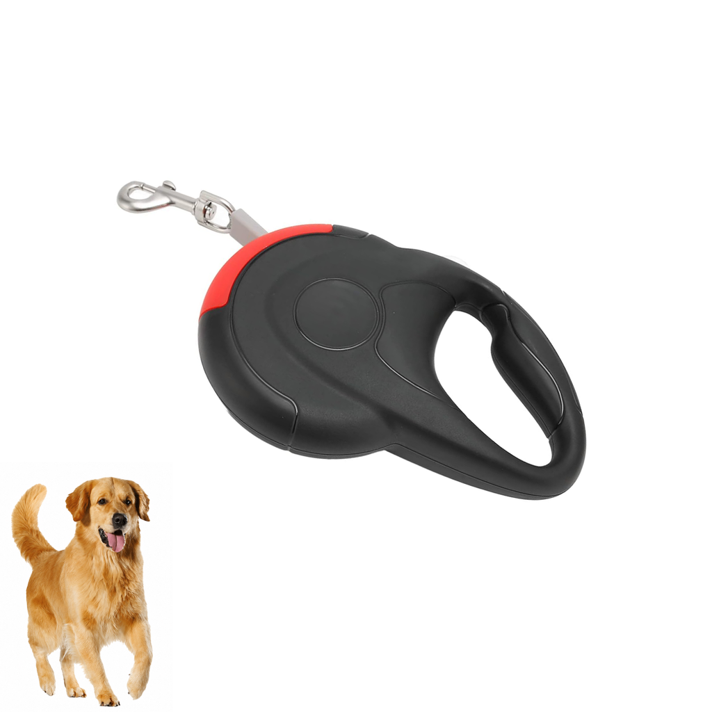 Premium Retractable Dog Leash with One-Touch Braking Mechanics | Dual-Action Spring Traction & Lock Extension Lead for Small to Medium Dogs (3-Meter)