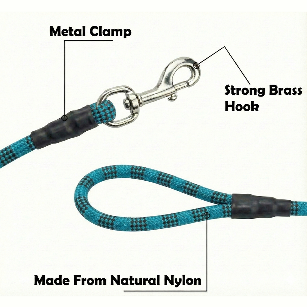 Dog Rope Leash Suitable for Dogs 9mm | Leash for Small, Medium Dogs|Walking Rope