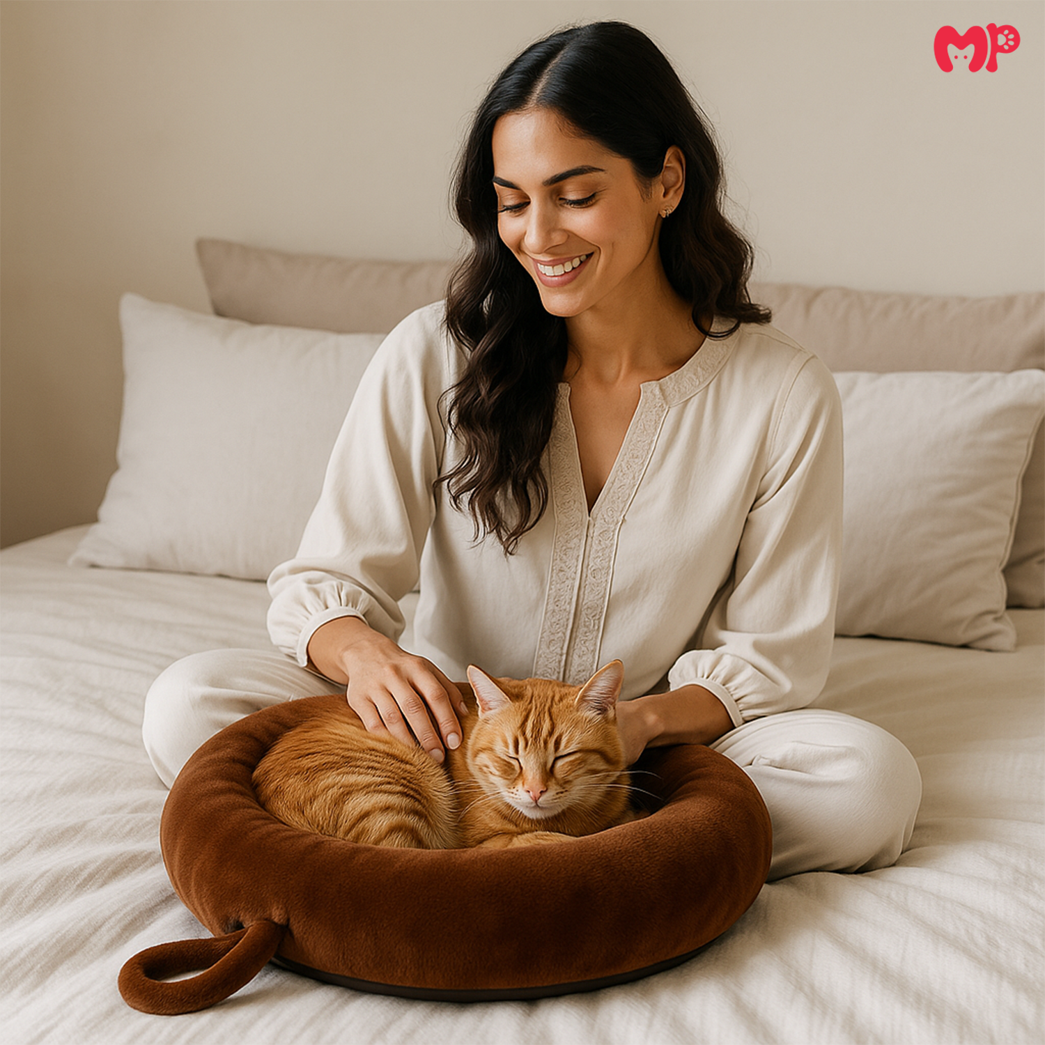 Round Bed For Cat/Dog - Munchix Pro