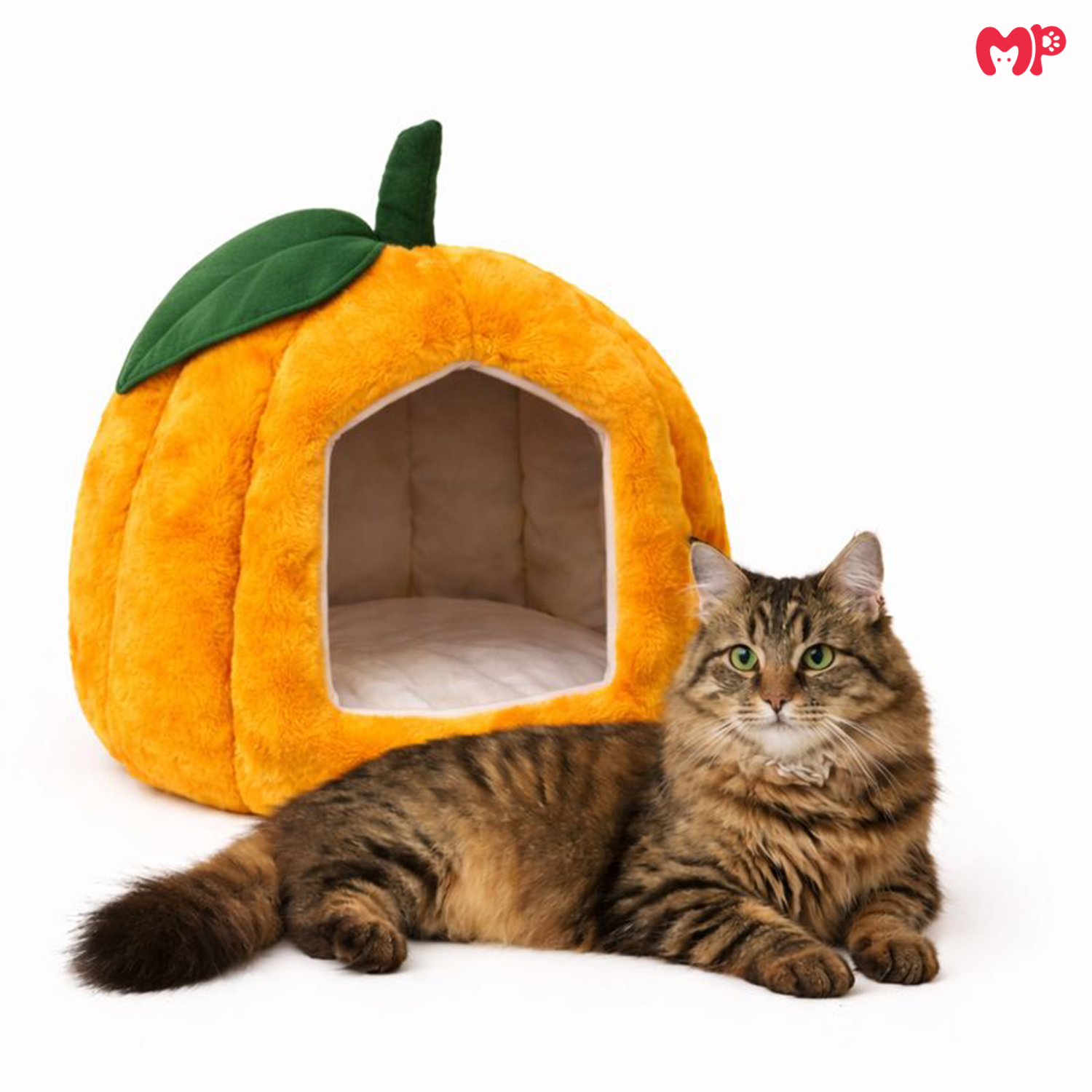 Pumpkin Pet House - Soft Toy House For Cats/Dogs - Munchix Pro