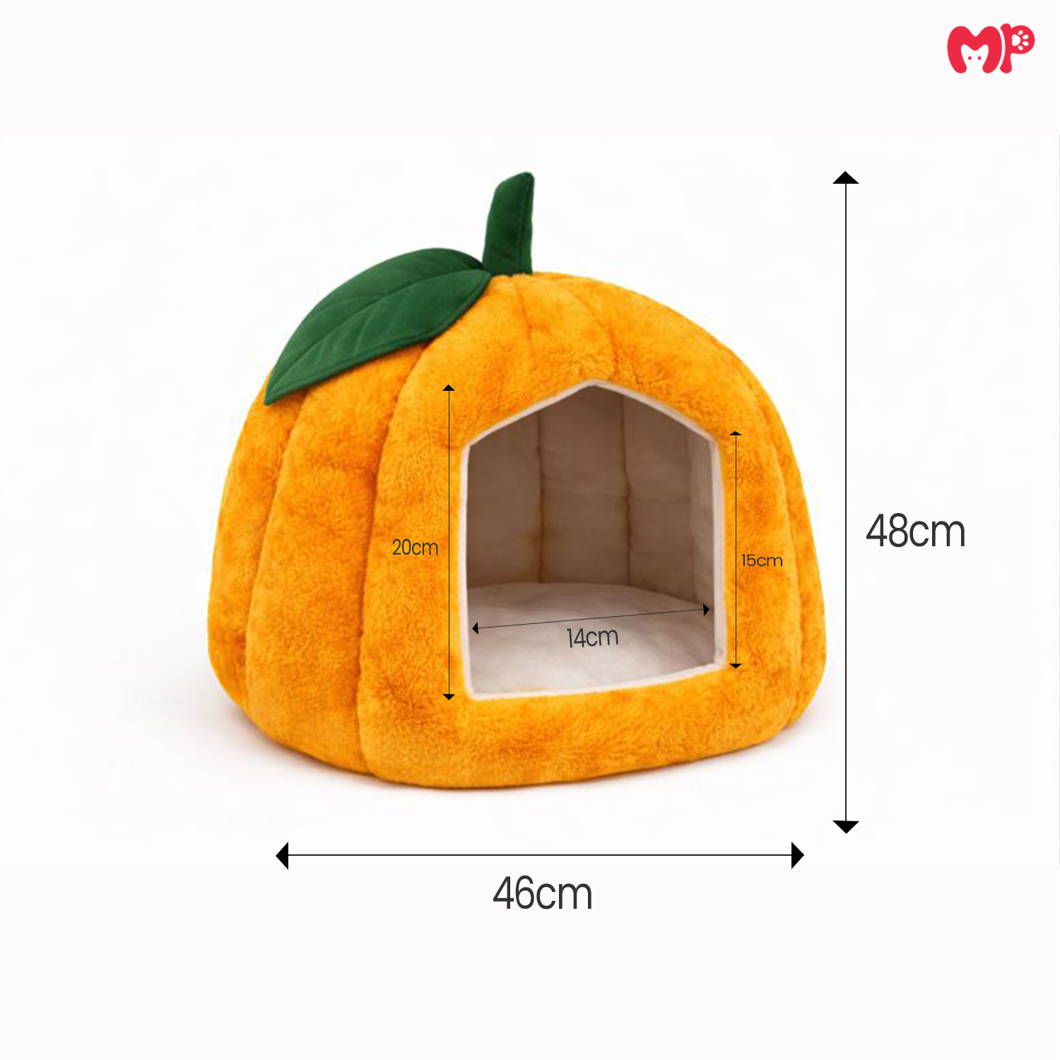 Pumpkin Pet House - Soft Toy House For Cats/Dogs - Munchix Pro