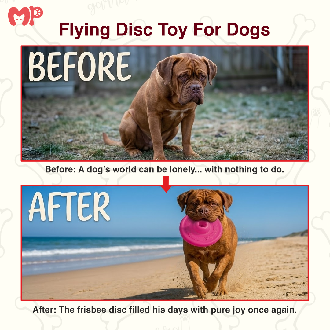 Aerodynamic Floating Dog Frisbee Disc – Durable Non-Toxic Silicone Flying Fetch Toy for Training | Outdoor Play