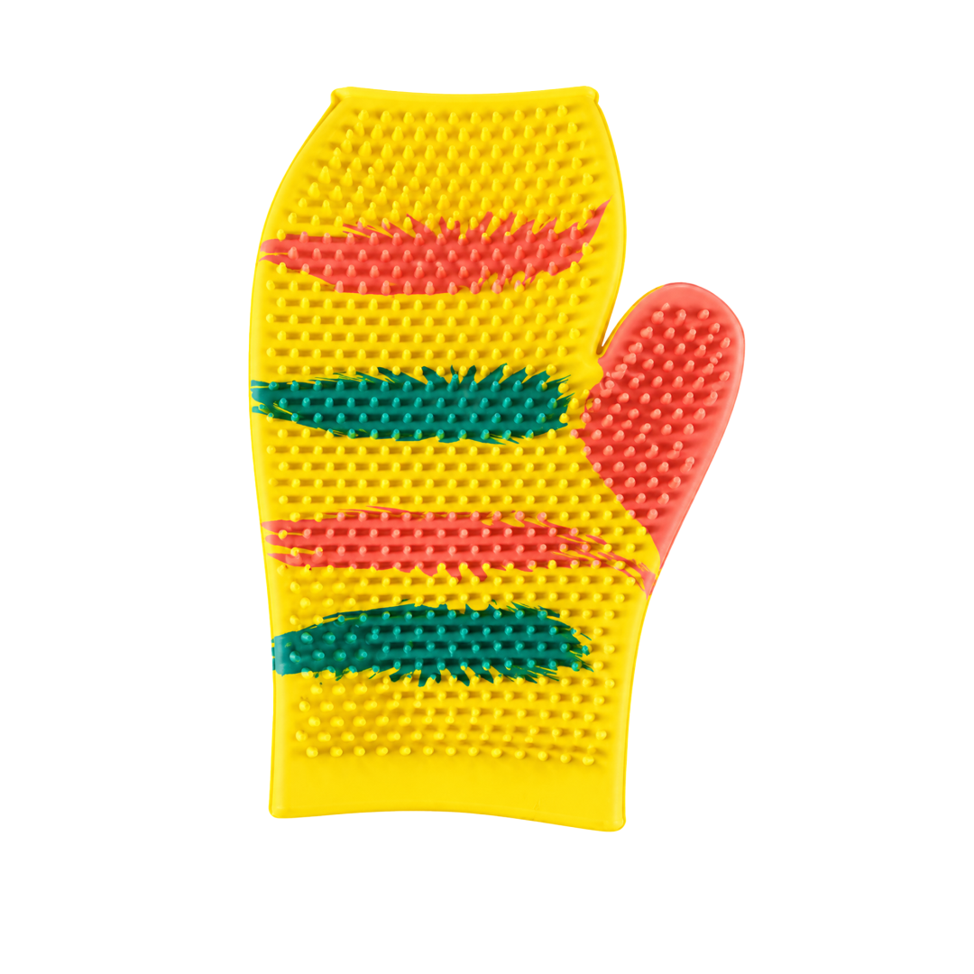 Silicone Pet Grooming Bathing Glove – Professional quality Soft Rubber De shedding & Massage Brush for Dogs and Cats – Easy Cleaning Bath Brush Glove for Grooming | Shedding Control | Fur Removal