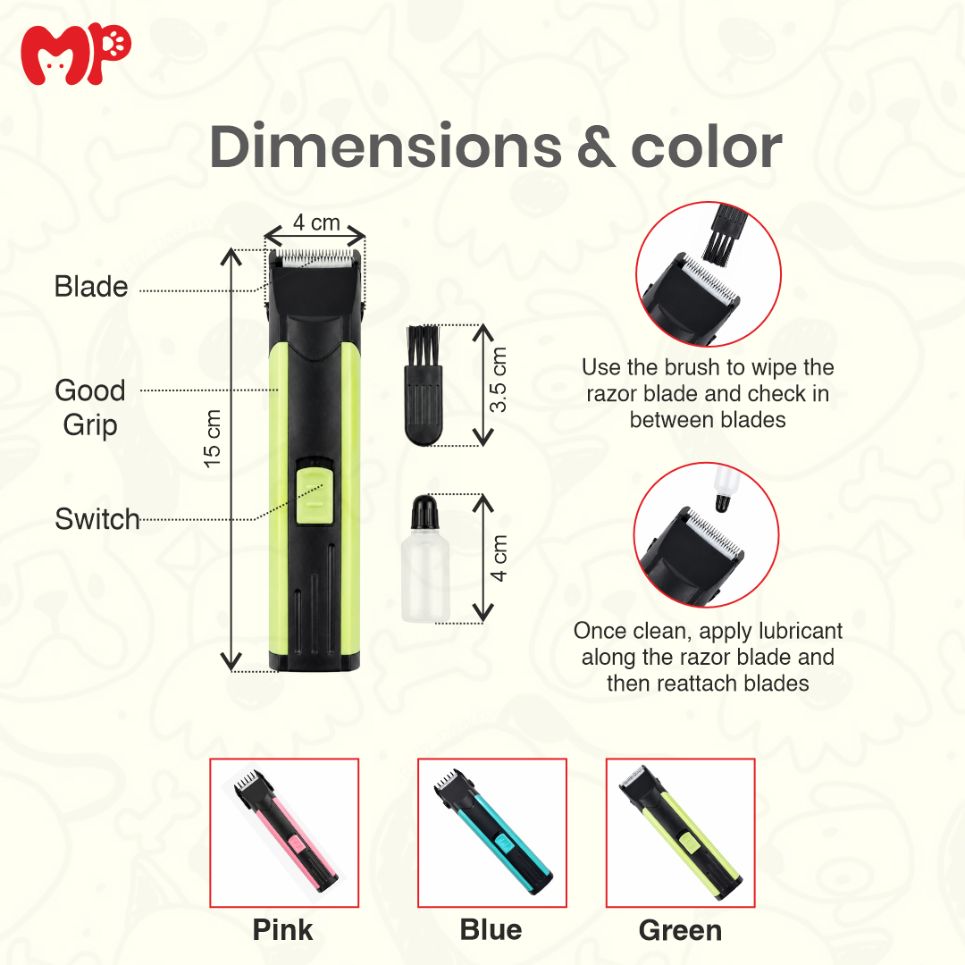 Manual Pet Grooming Hair Clipper | Precision Trimmer for Dogs, Cats & Small Pets | Stainless Steel Blade
