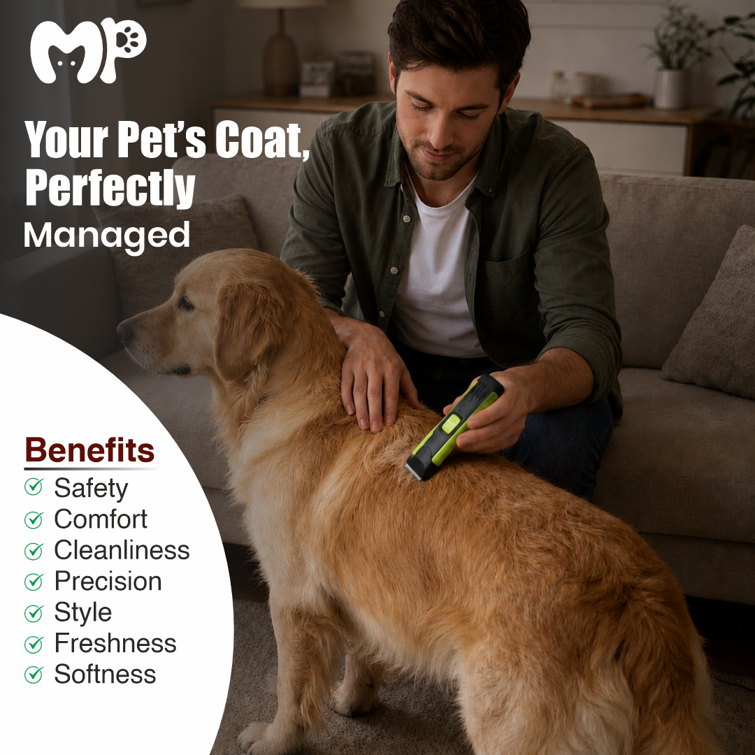 Manual Pet Grooming Hair Clipper | Precision Trimmer for Dogs, Cats & Small Pets | Stainless Steel Blade