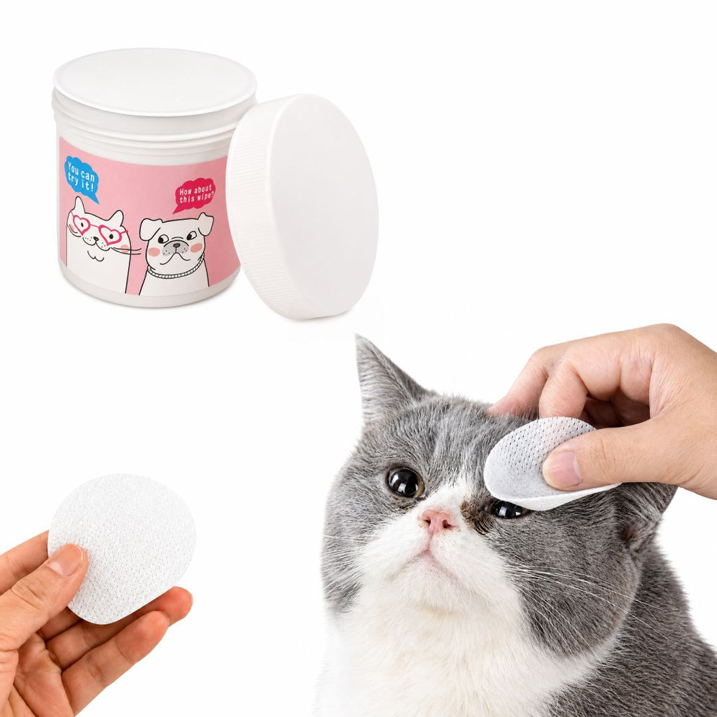 Premium Pet Grooming Wipes for Dogs & Cats – Soft Non-Woven Cleansing Pads for Paws, Face, and Ears (130 Pieces)
