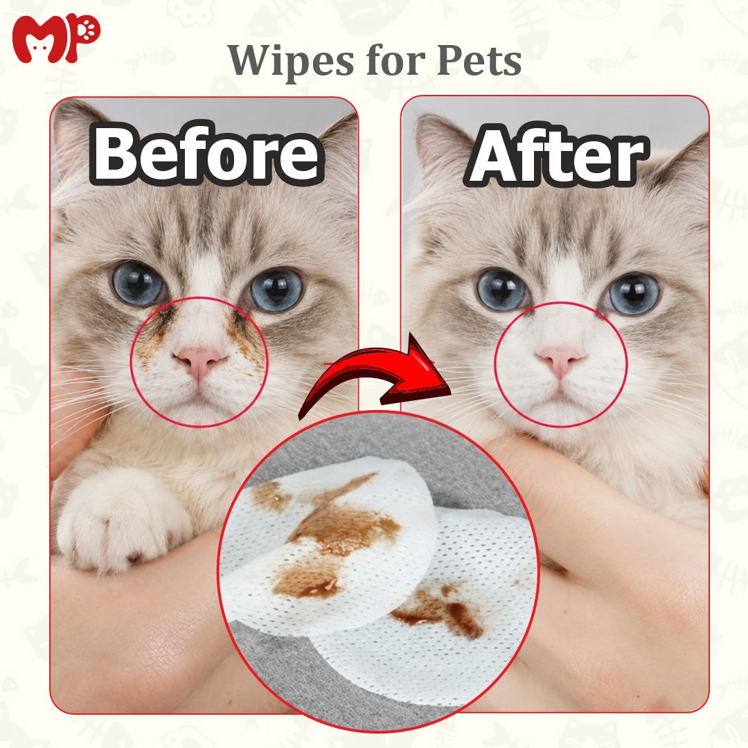 Premium Pet Grooming Wipes for Dogs & Cats – Soft Non-Woven Cleansing Pads for Paws, Face, and Ears (130 Pieces)