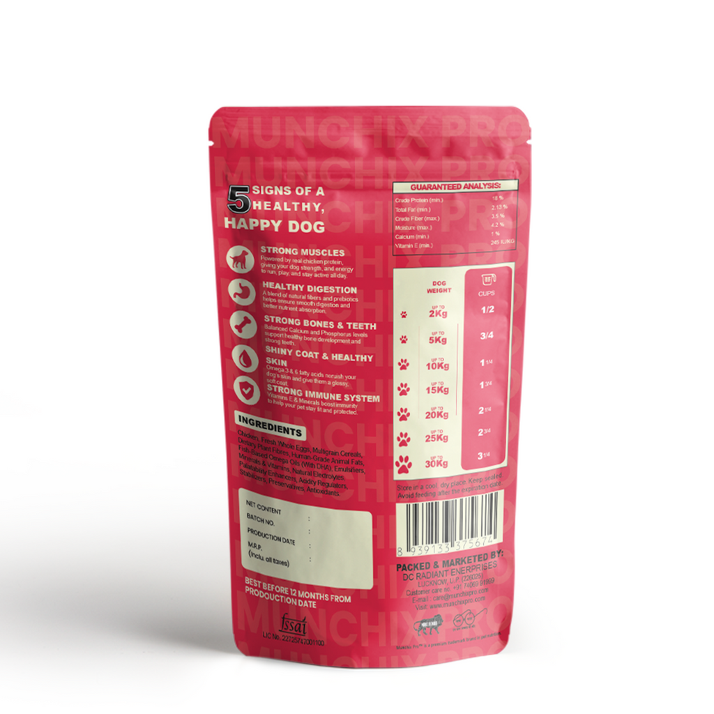 Puppy Starter Dry Dog Food Munchix Pro