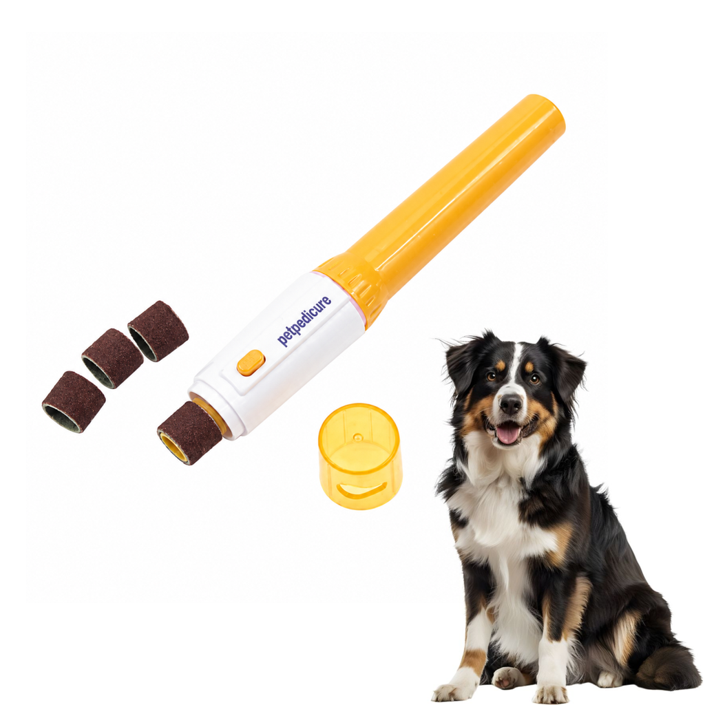 Premium Electric Pet Nail Grinder & Trimmer | Pain-Free Paw Grooming File for Dogs & Cats | Cordless Automatic Safety Nail Clipper Kit with 3 Extra Filing Heads