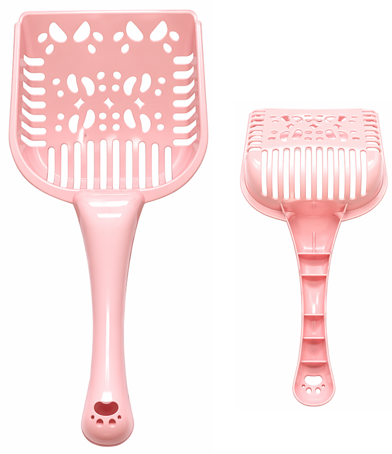 Premium Ergonomic Quick-Sifting Cat Litter Scooper