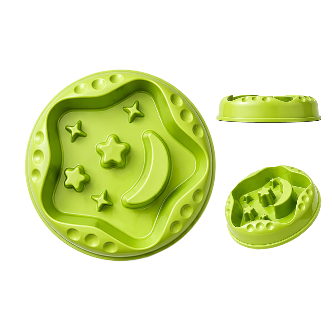 Interactive Pet Slow Feeder Dog Bowl | Non-Slip Base | Prevents Bloating | Supports Better Digestion