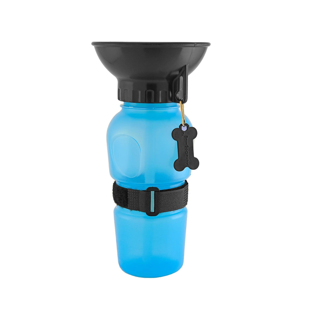 Squeeze Travel Pet Water Bottle with Built-in Bowl | for Dogs | Cats & Other Pets | Portable Leak-Proof Dog Car Water Dispenser