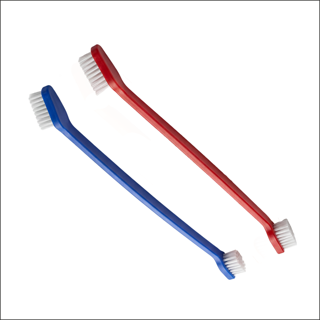 Double Headed Long Pet Toothbrush for Dogs & Cats| Dual-Sided Soft Bristles Dog Tooth Cleaning Brush for Dental Care| Fresh Breath & Plaque Removal